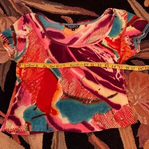 Chaundry Colorful Tie-Dye Top
